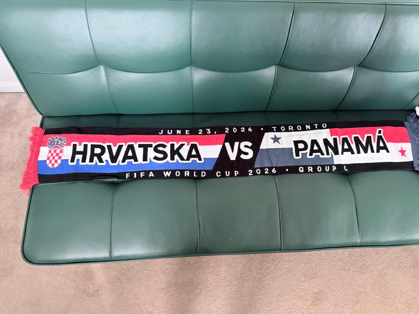 Croatia vs Panama scarf
